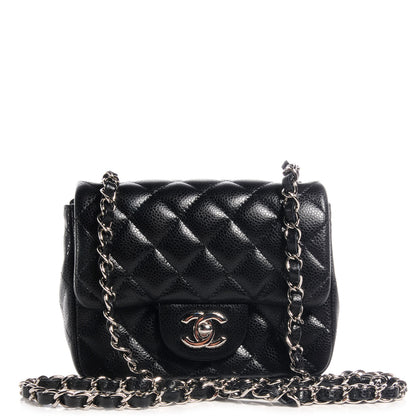 Chanel Caviar Quilted Mini Square Flap Bag Black 1 of 9