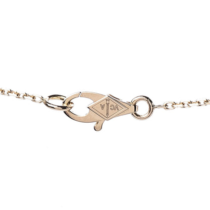 Van Cleef & Arpels 18K Yellow Gold Mother of Pearl Sweet Alhambra Pendant Necklace 5 of 8