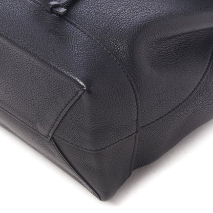 Louis Vuitton Calfskin Lockme Backpack Black 5 of 9