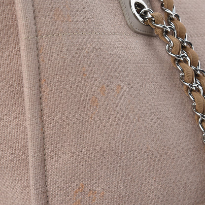 Chanel Canvas Large Deauville Tote Ecru 11 of 11