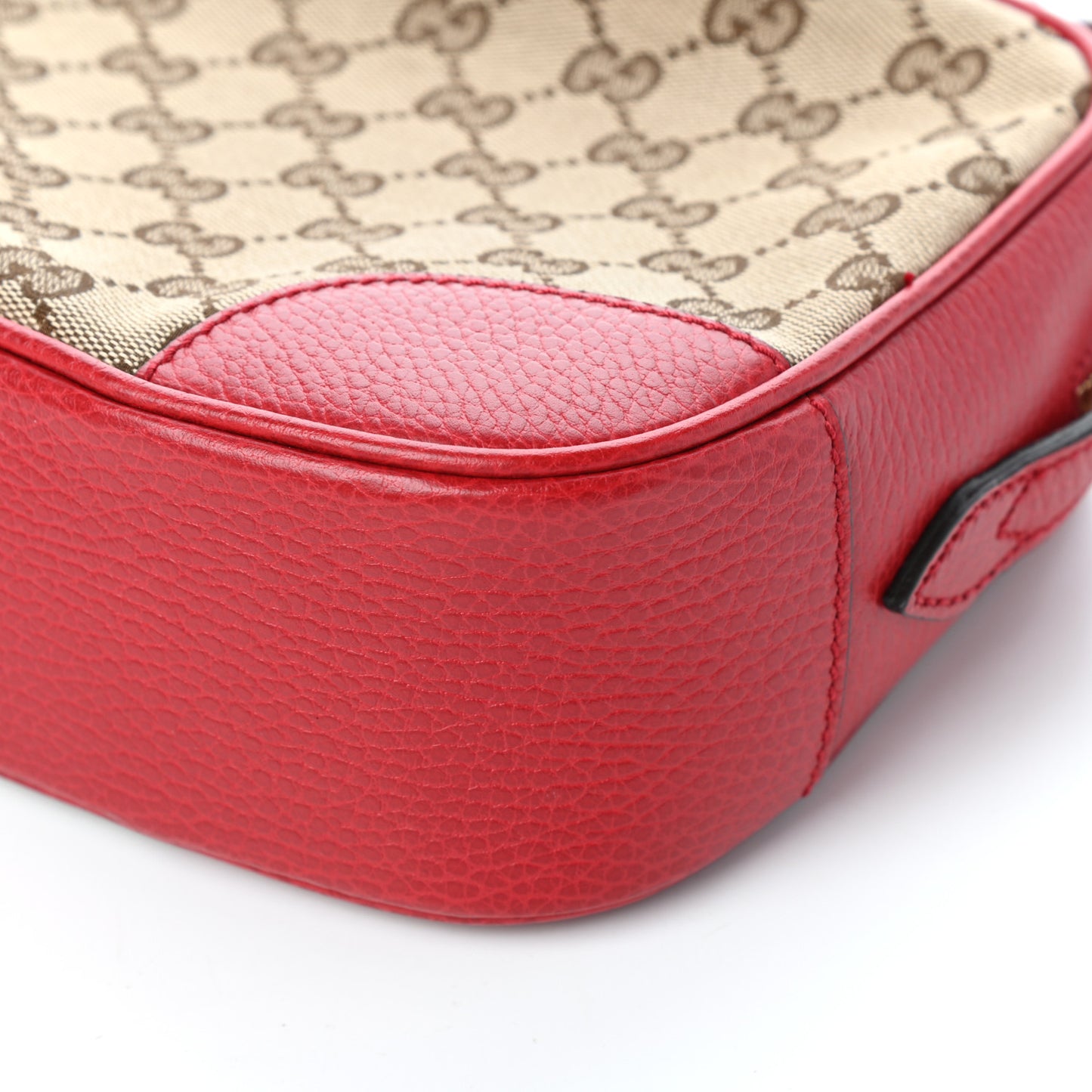 Monogram Mini Bree Messenger Bag Red