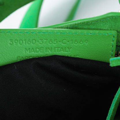 Balenciaga Baby Daim Suede Gold Metallic Edge Hardware Mini City Vert Fluo 8 of 8