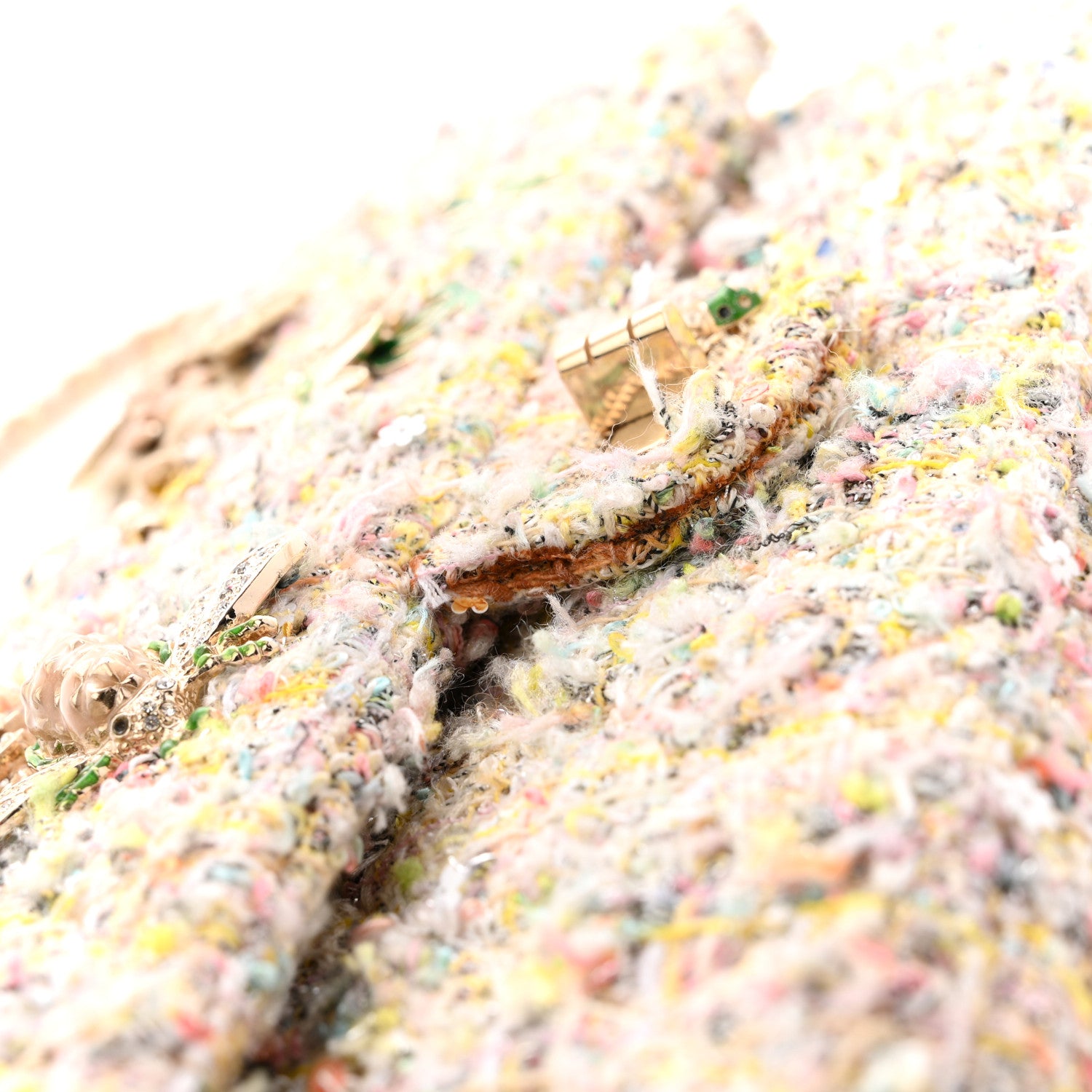 Chanel Tweed Garden Party 2.55 Reissue 225 Flap Multicolor 12 of 12