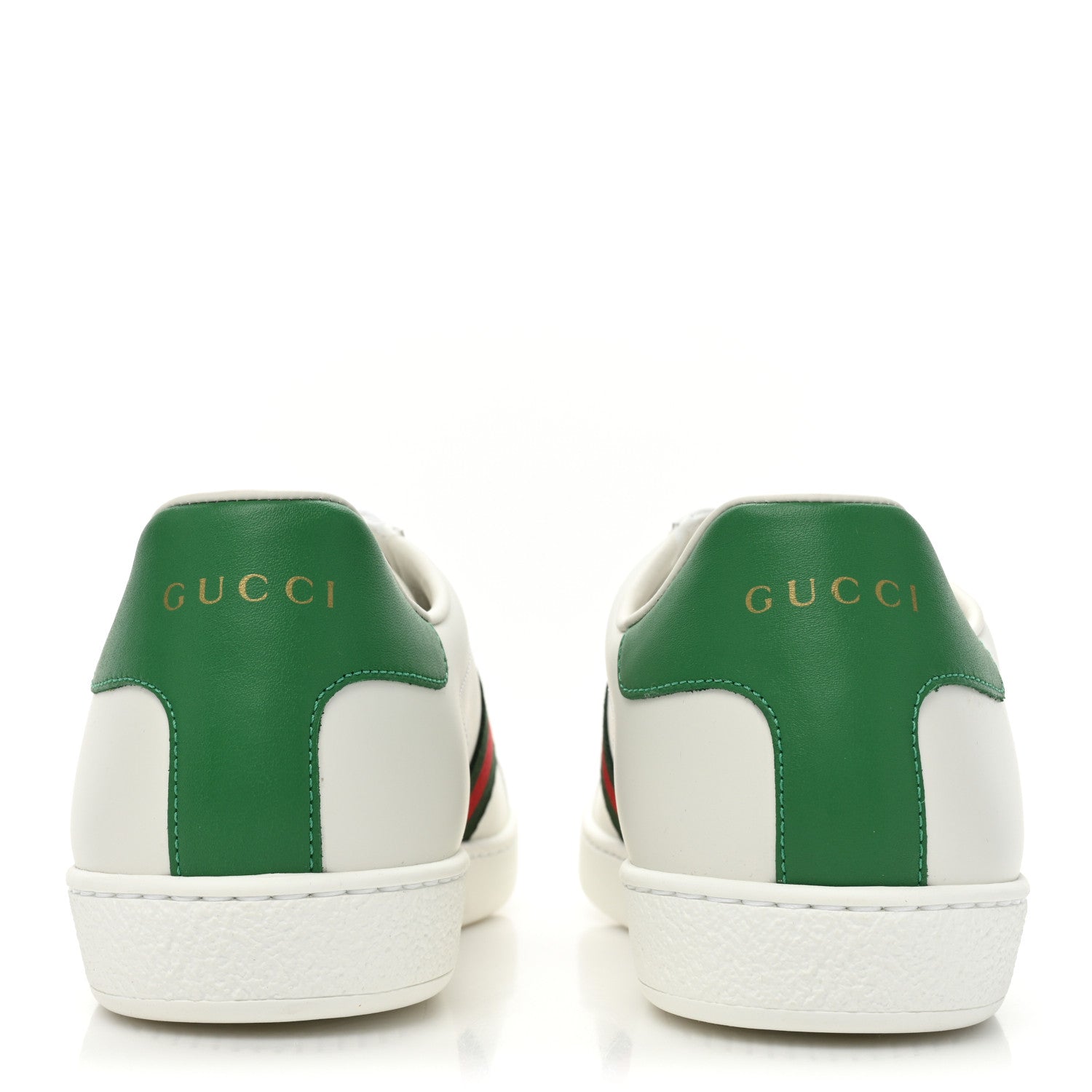 Gucci X DISNEY Calfskin Miro Soft Web Donald Duck Womens Ace Sneakers 40.5 White New Shamarock 4 of 10
