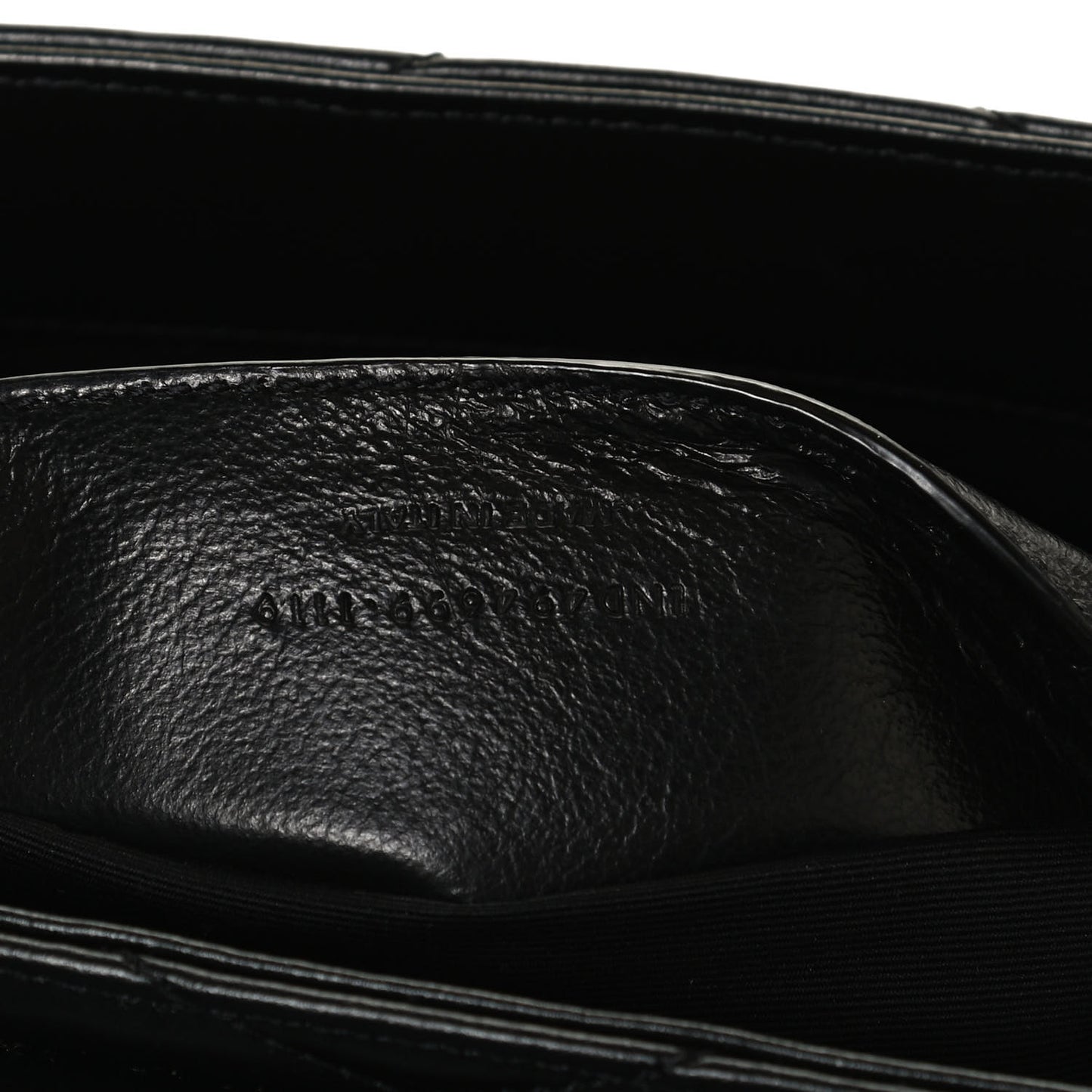 Calfskin Y Quilted Monogram Small Loulou Chain Satchel Black