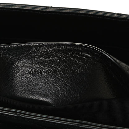 Saint Laurent Calfskin Y Quilted Monogram Small Loulou Chain Satchel Black 8 of 12