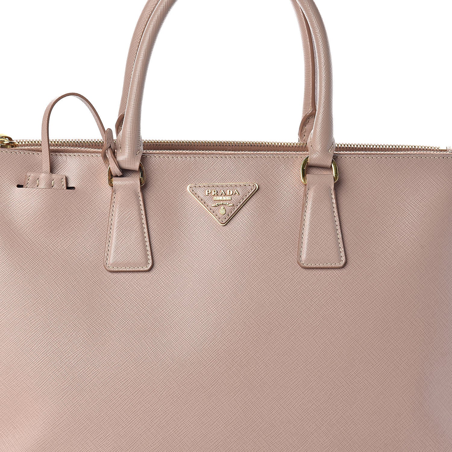Prada Saffiano Large Galleria Double Zip Tote Cammeo 9 of 11