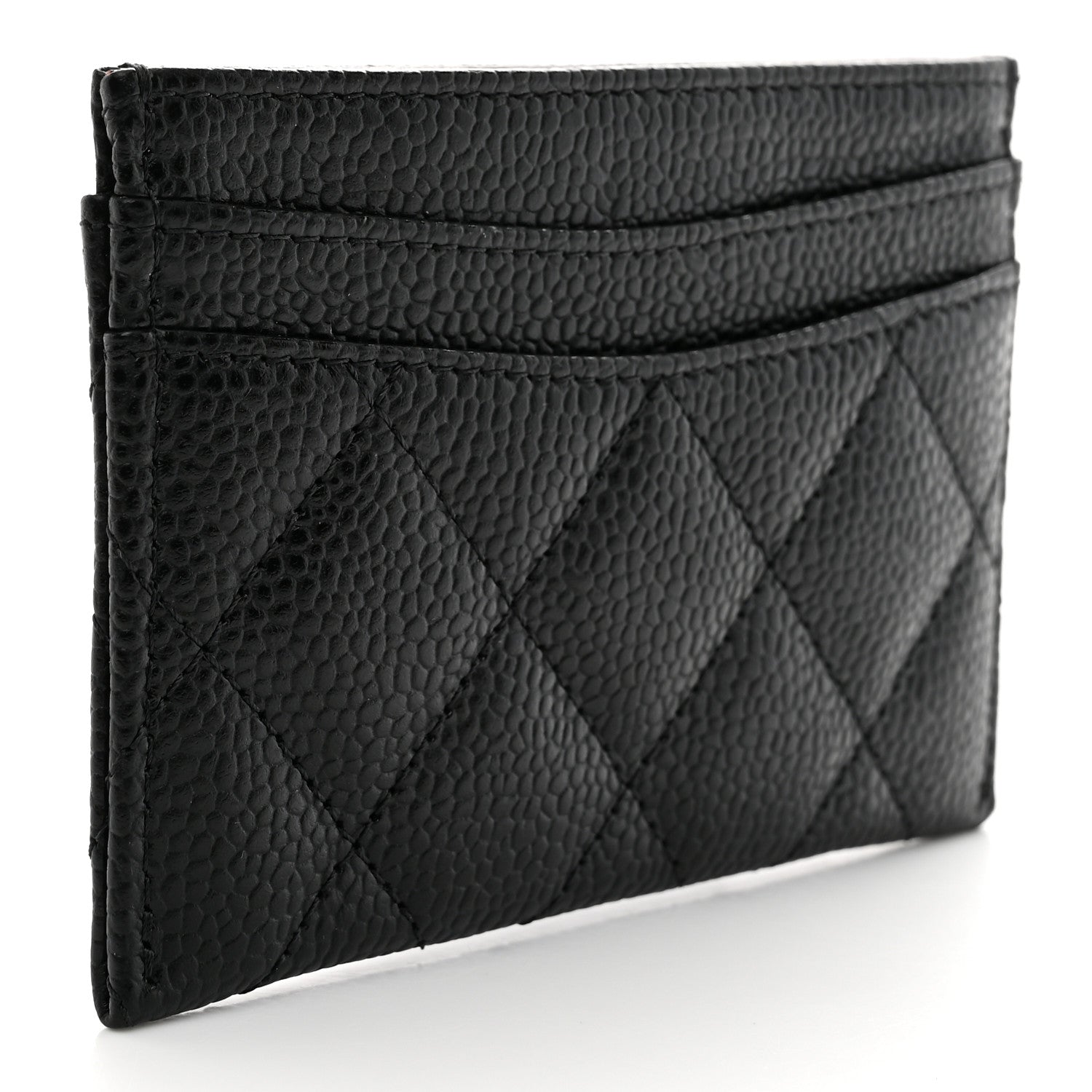Chanel Caviar Quilted Card Holder Black 3 of 8
