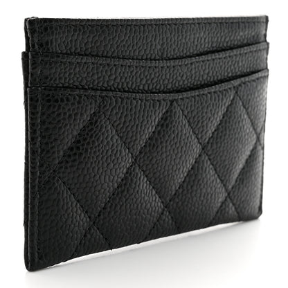 Chanel Caviar Quilted Card Holder Black 3 of 8