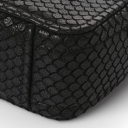 Marc Jacobs Goatskin Python Print The Softshot 17 Bag Black 8 of 8