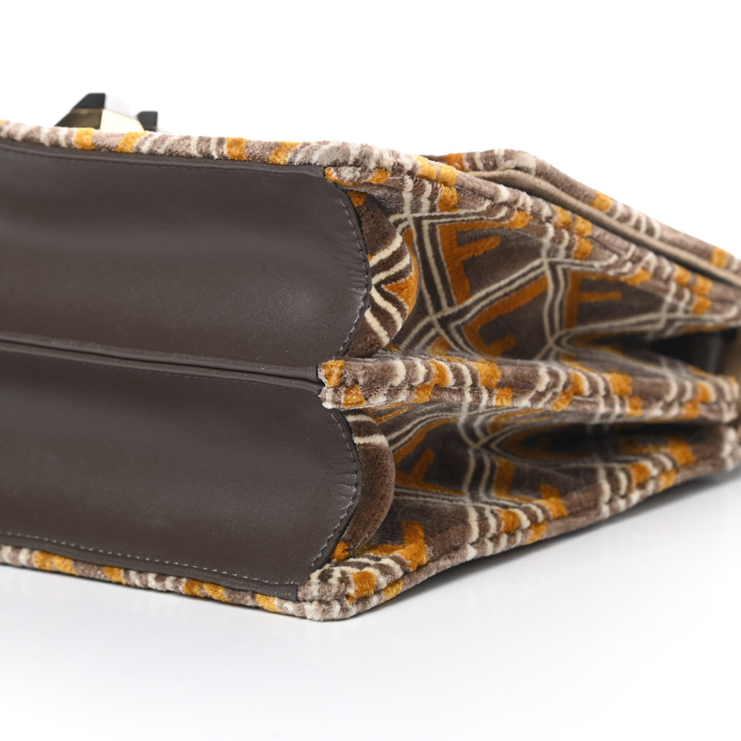 Calfskin Velvet Tappetino Kan I Shoulder Bag Multicolor