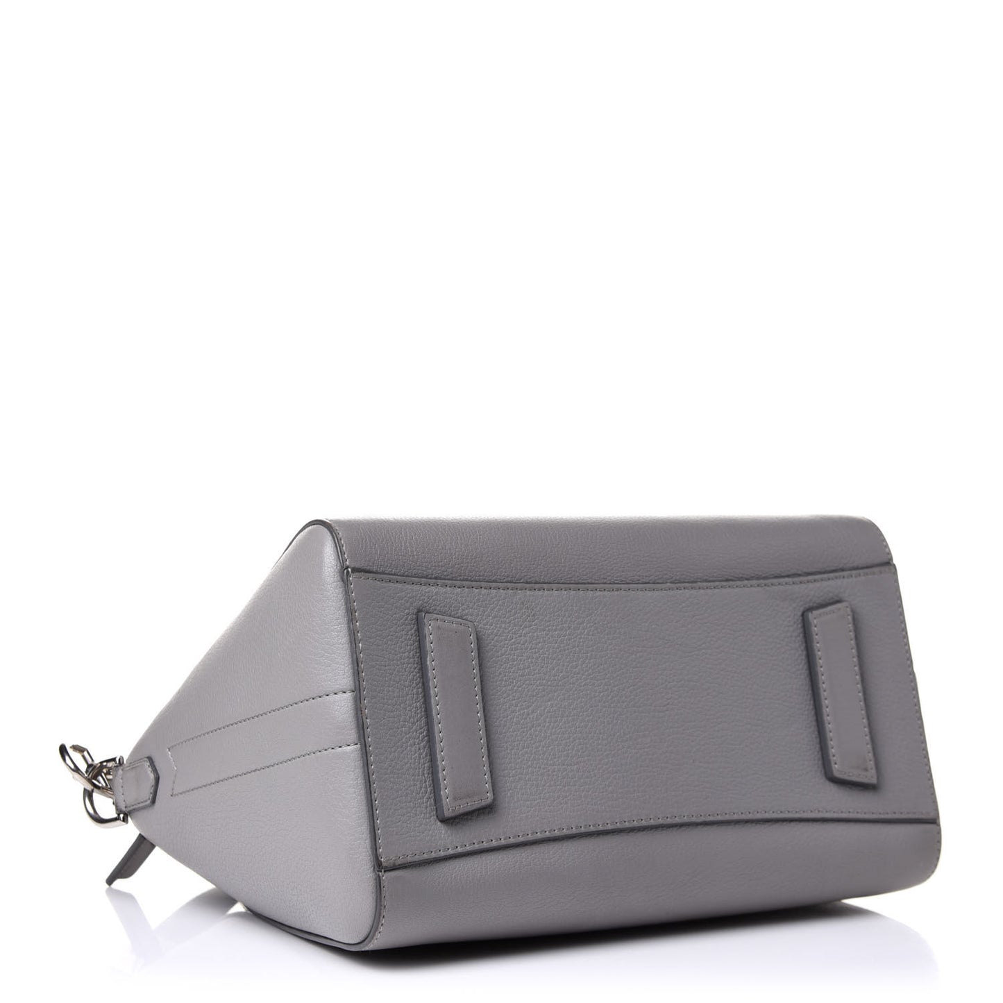 Sugar Goatskin Small Antigona Pearl Grey