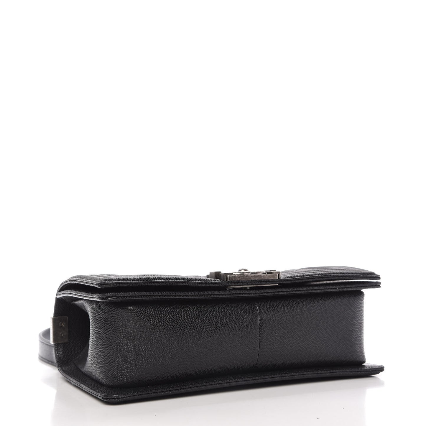 Caviar Quilted Medium Boy Flap Black