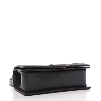 Chanel Caviar Quilted Medium Boy Flap Black 5 of 12