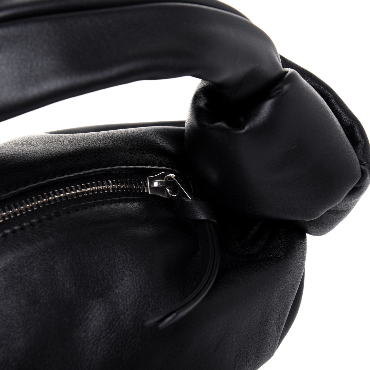 Calfskin Mini Double Knot Bag Black
