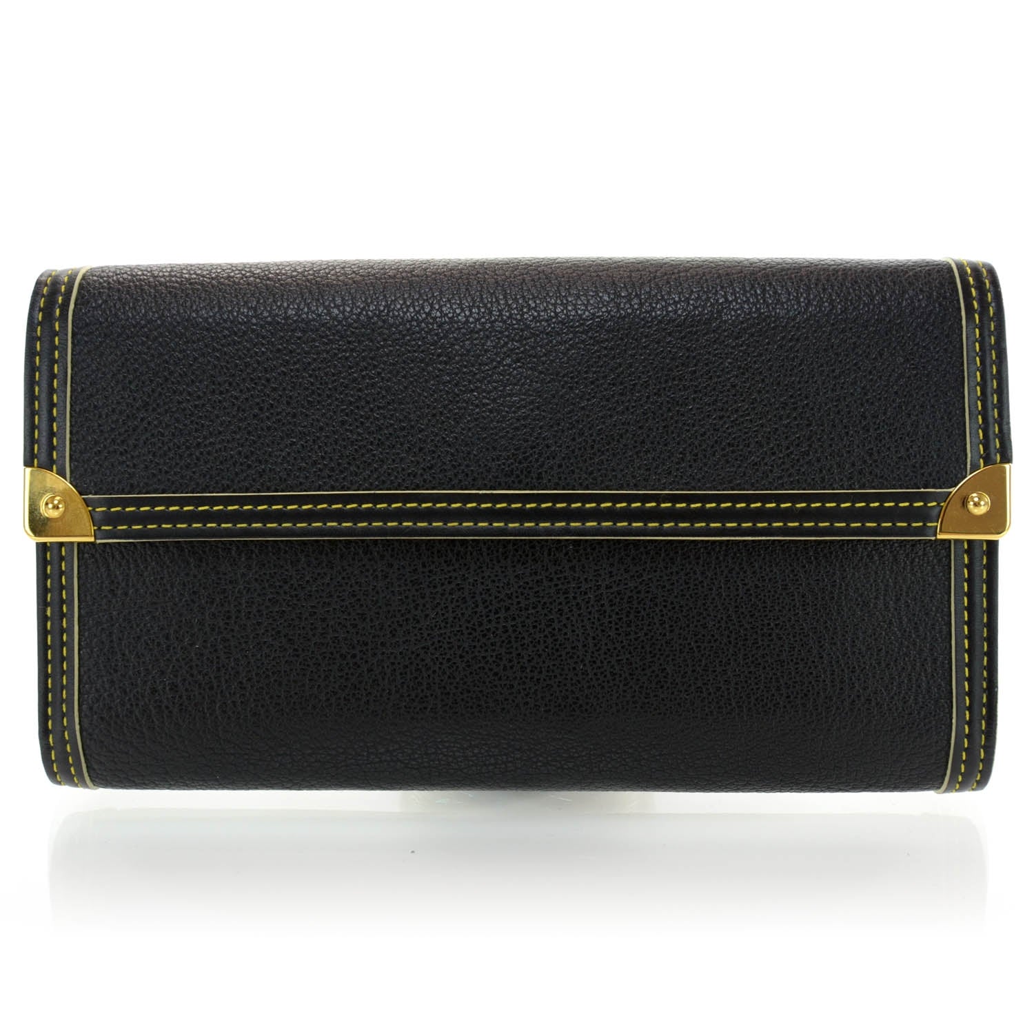 Louis Vuitton Suhali Porte Tresor International Wallet Black 1 of 7