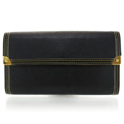 Louis Vuitton Suhali Porte Tresor International Wallet Black 1 of 7