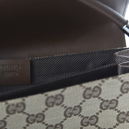 Gucci Monogram Pochette Flap Brown 9 of 10