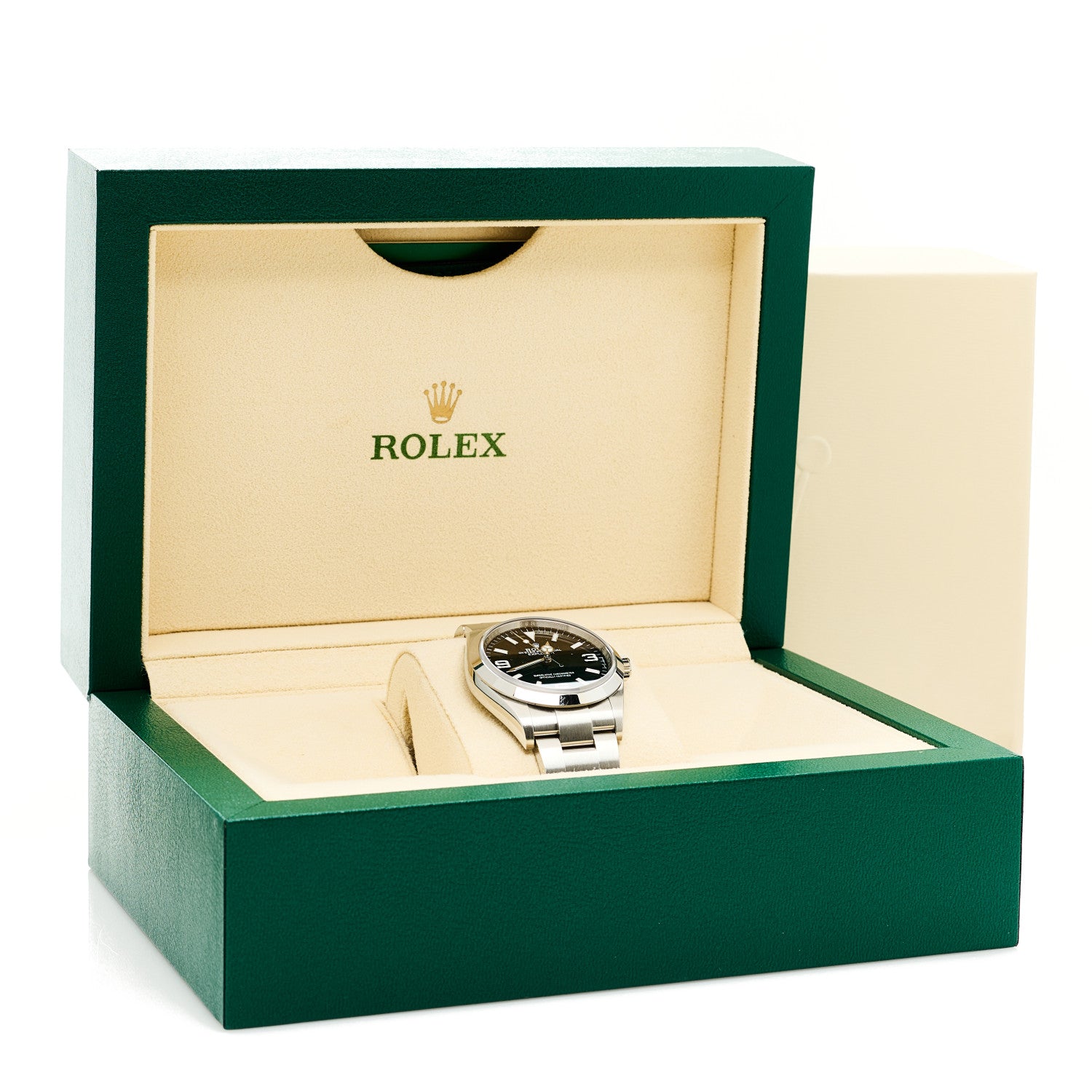 Rolex Stainless Steel 36mm Oyster Perpetual Explorer Watch Black 124270 5 of 5
