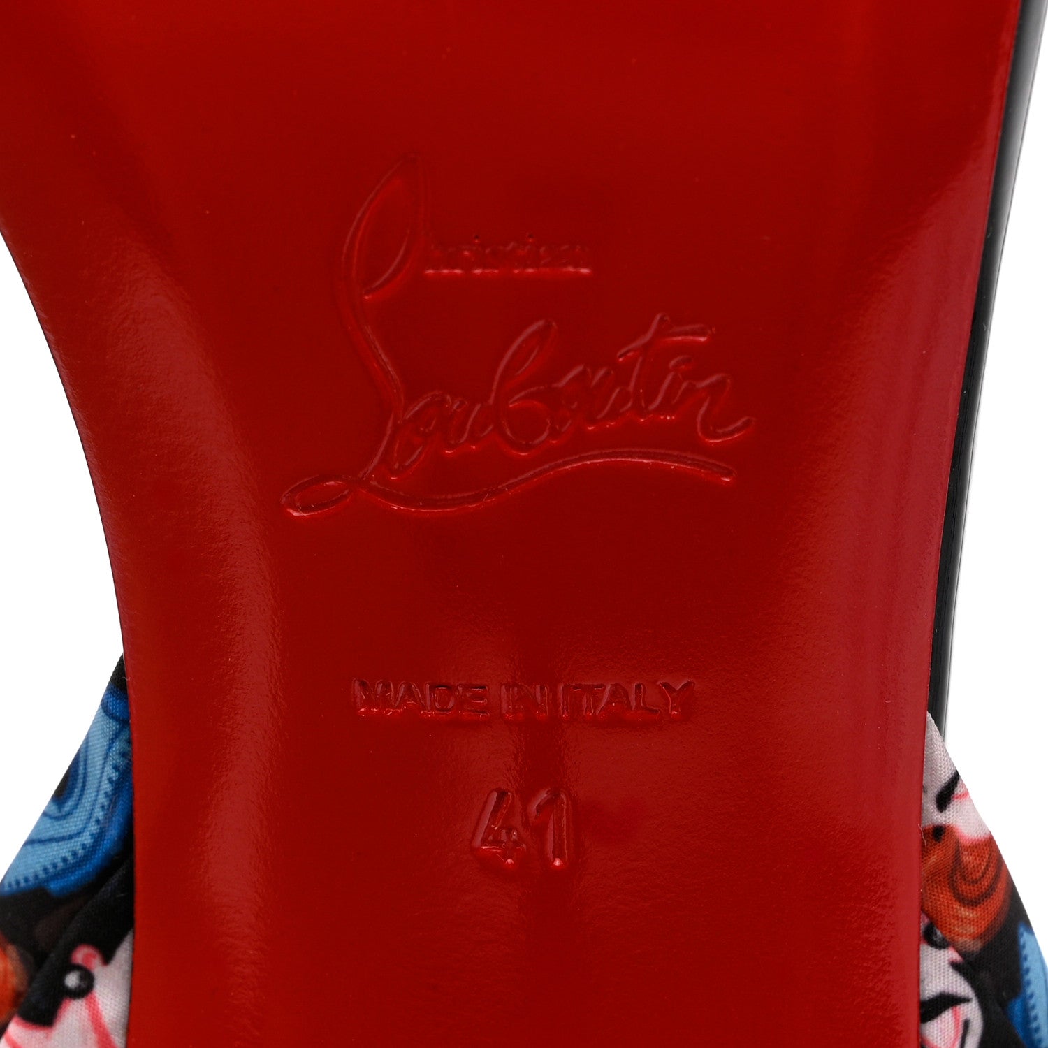 Christian Louboutin Patent Satin Fetish Du Desert 100 Sandal 41 Black 6 of 10