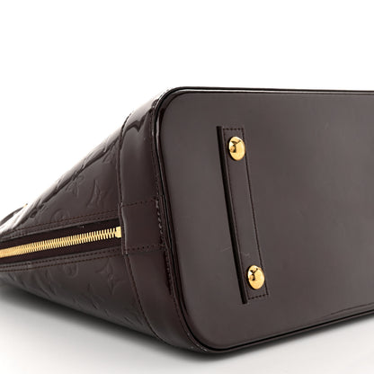 Louis Vuitton Vernis Alma MM Amarante 8 of 10