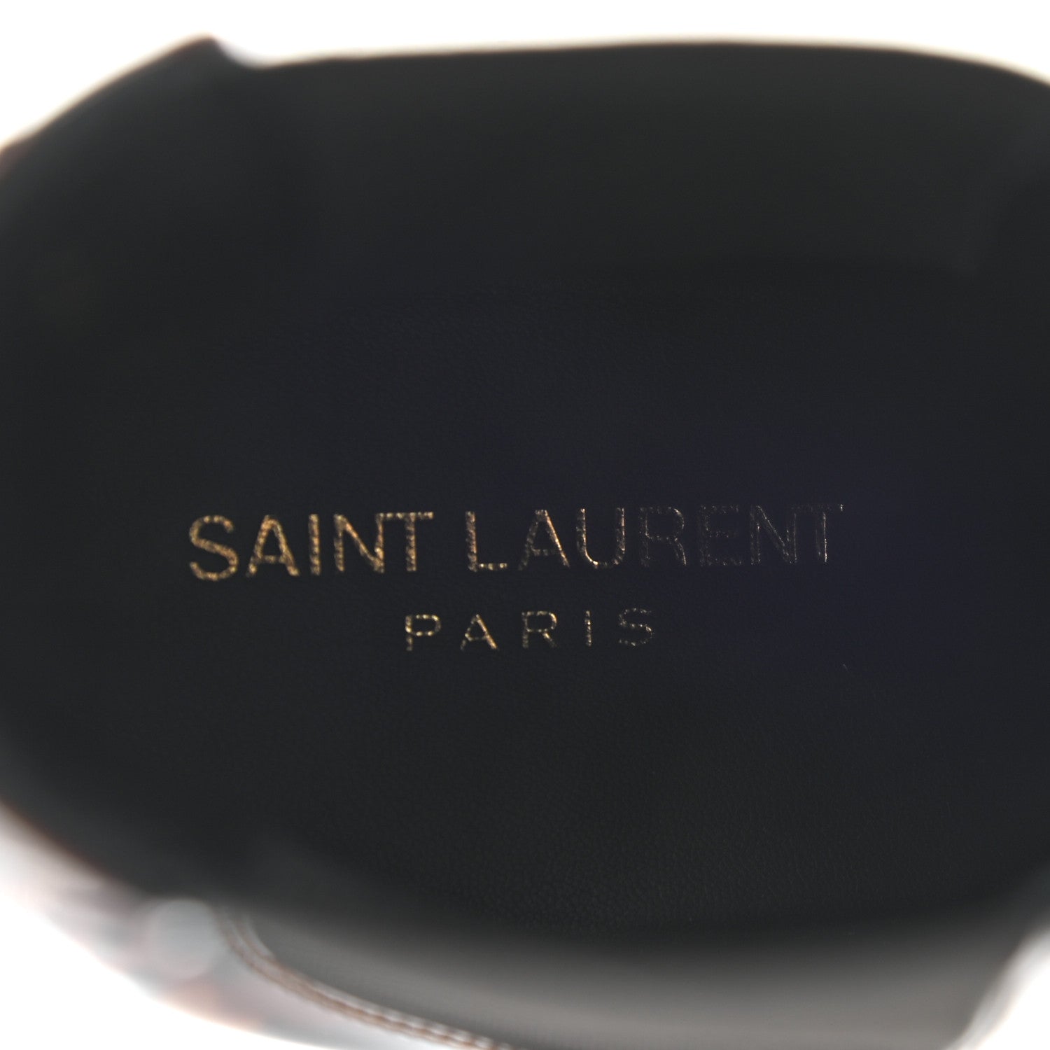 Saint Laurent Patent Tartaruga Chelsea Boots 38 Manto Naturale 7 of 9