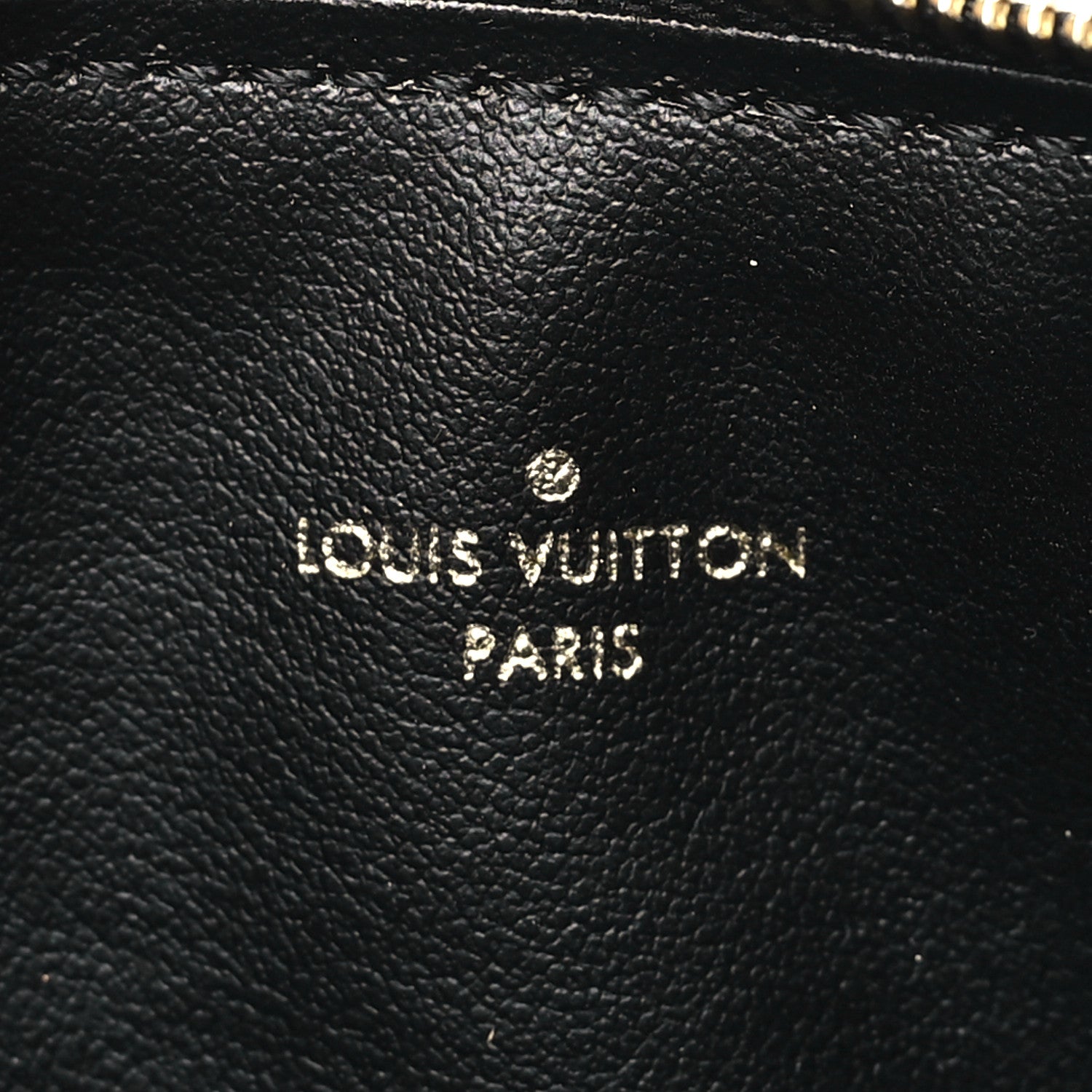 Louis Vuitton Empreinte Felicie Chain Wallet Zippered Insert Black 6 of 7