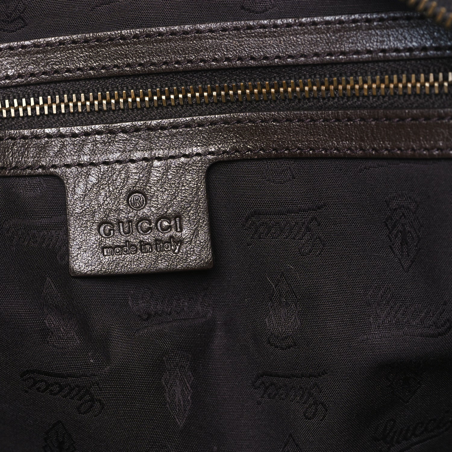 Gucci Guccissima Medium Jockey Hobo Dark Brown 6 of 12