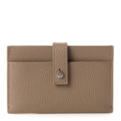 Saint Laurent Grained Calfskin Sac De Jour Card Case Light Taupe 1 of 6
