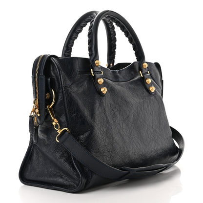 Balenciaga Agneau Giant 12 Gold Hardware City Bleu Obscur 3 of 10