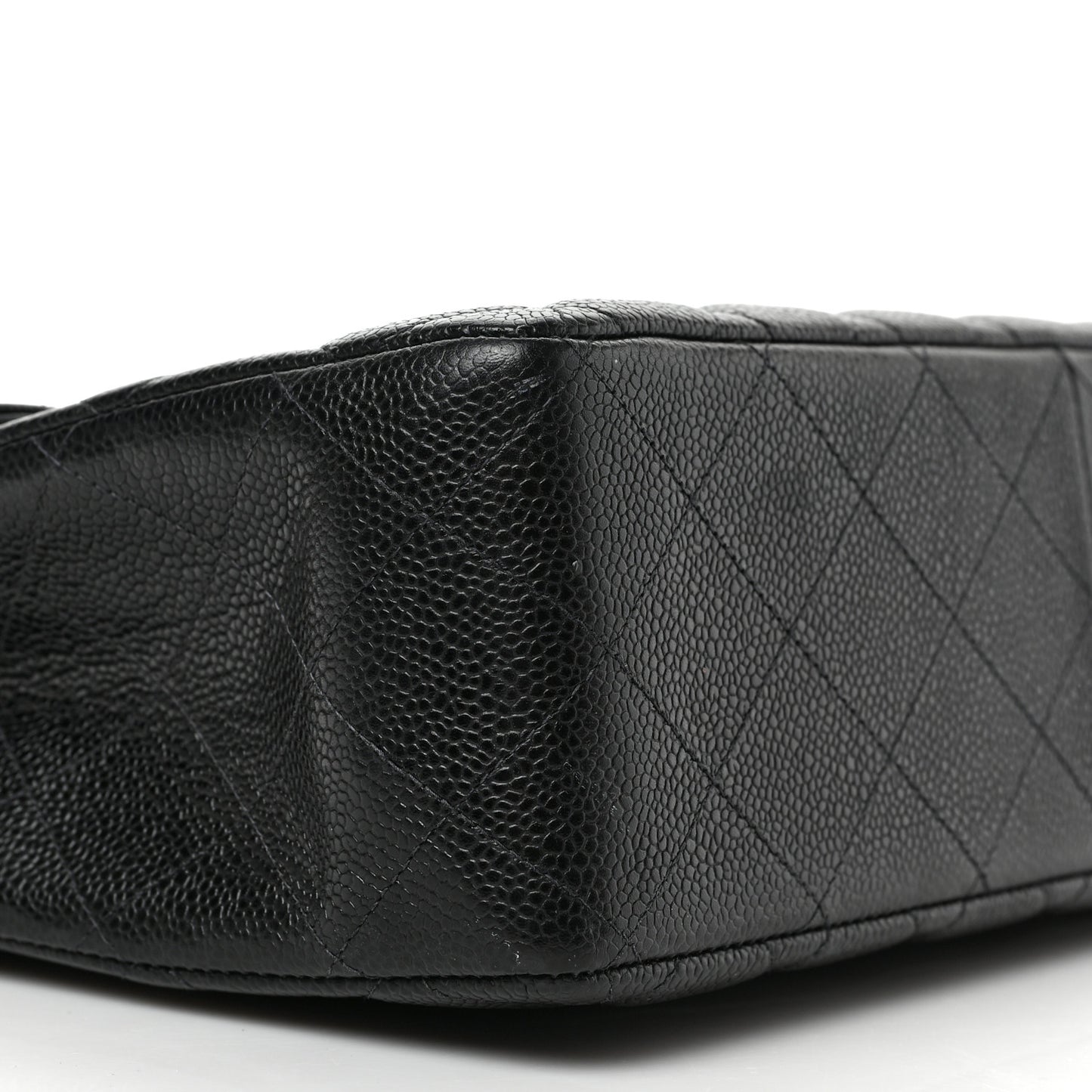 Caviar Quilted Jumbo Single Flap Black