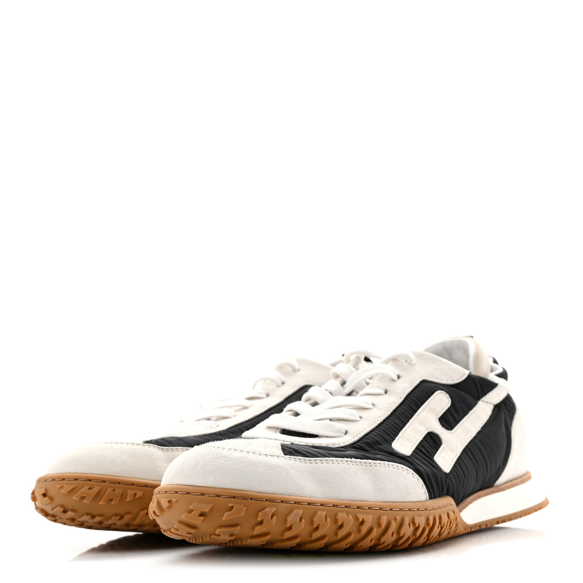 Suede Goatskin Mens Jet Sneakers 43 Beige Black