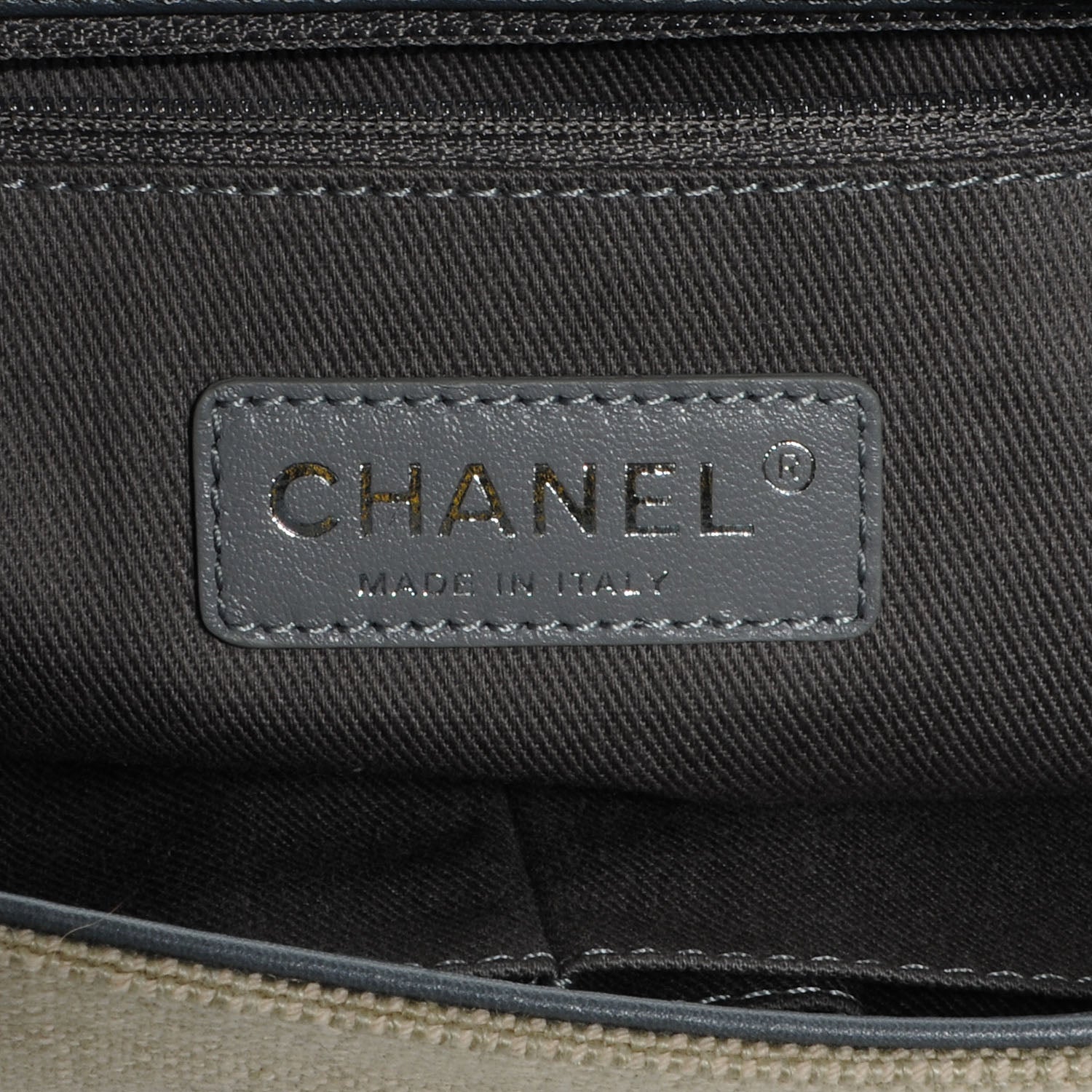 Chanel Canvas Tromp L’Oeil Graffiti Oh My Boy Flap Beige 6 of 9