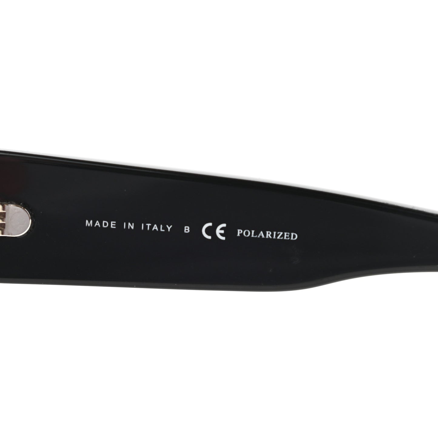 Acetate Polarized Round Sunglasses 5410 Black