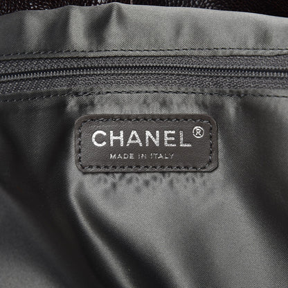 Chanel Caviar Quilted Mademoiselle Satchel Brown 7 of 17