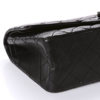 Chanel Aged Calfskin Quilted 2.55 Reissue 225 Flap So Black 6 of 10
