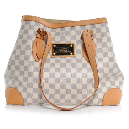 Louis Vuitton Damier Azur Hampstead MM 1 of 7