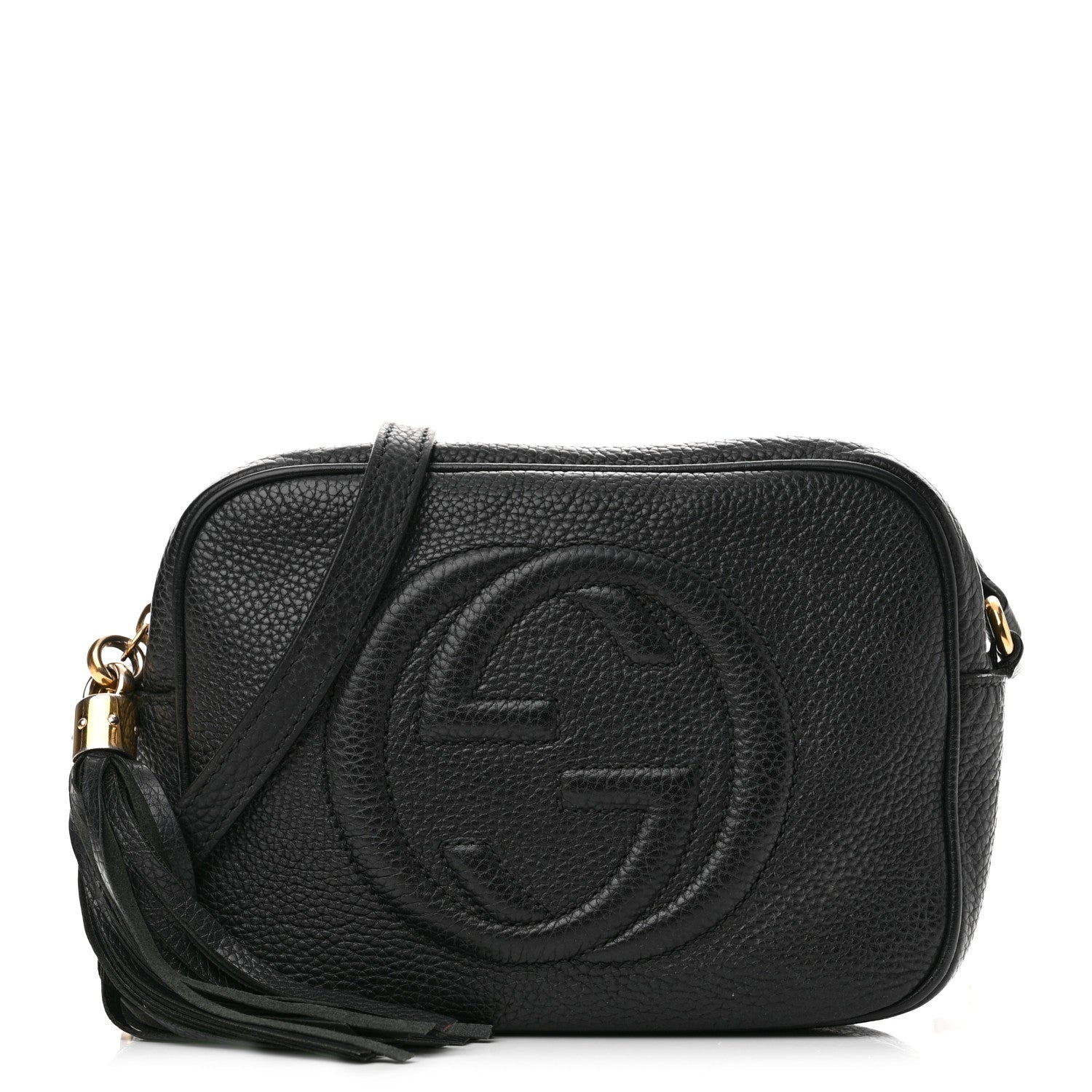 Gucci Pebbled Calfskin Small Soho Disco Bag Black 1 of 12