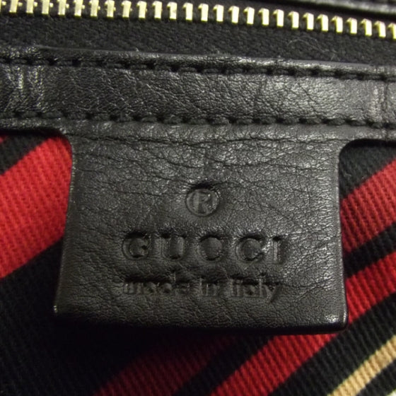 Gucci Leather Britt Shoulder Bag Black 8 of 11