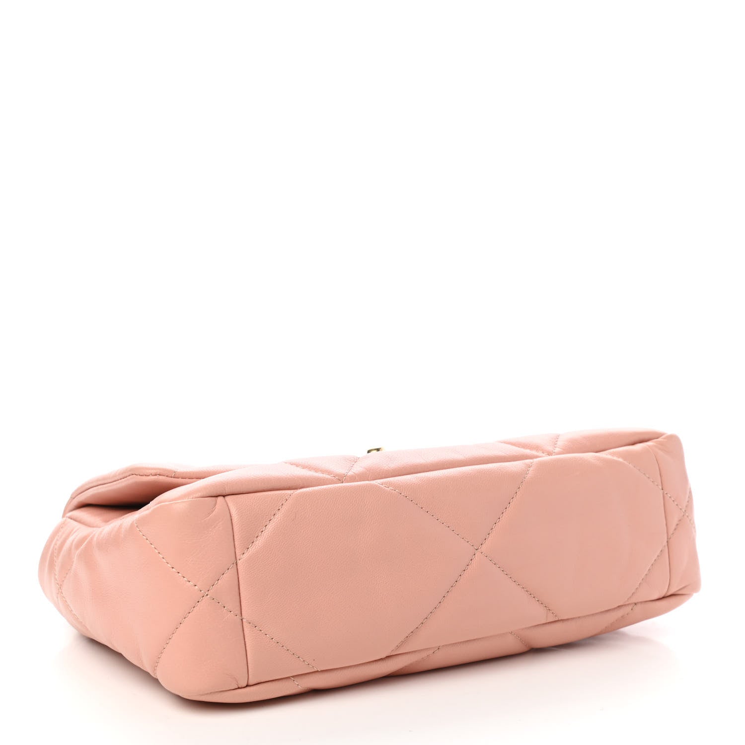 Chanel Goatskin Quilted Medium Chanel 19 Flap Light Pink 4 of 11