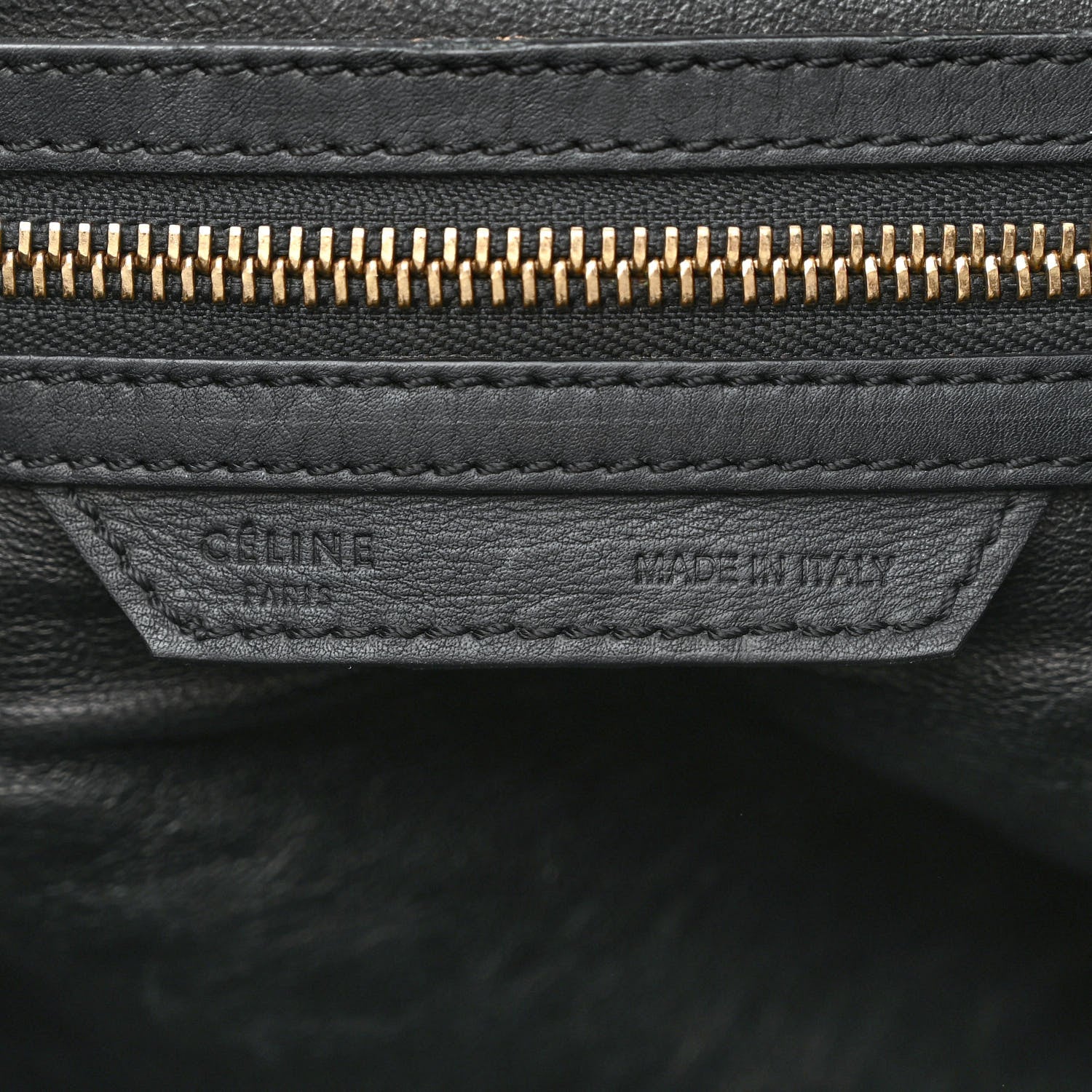 Celine Smooth Calfskin Mini Luggage Black 6 of 15
