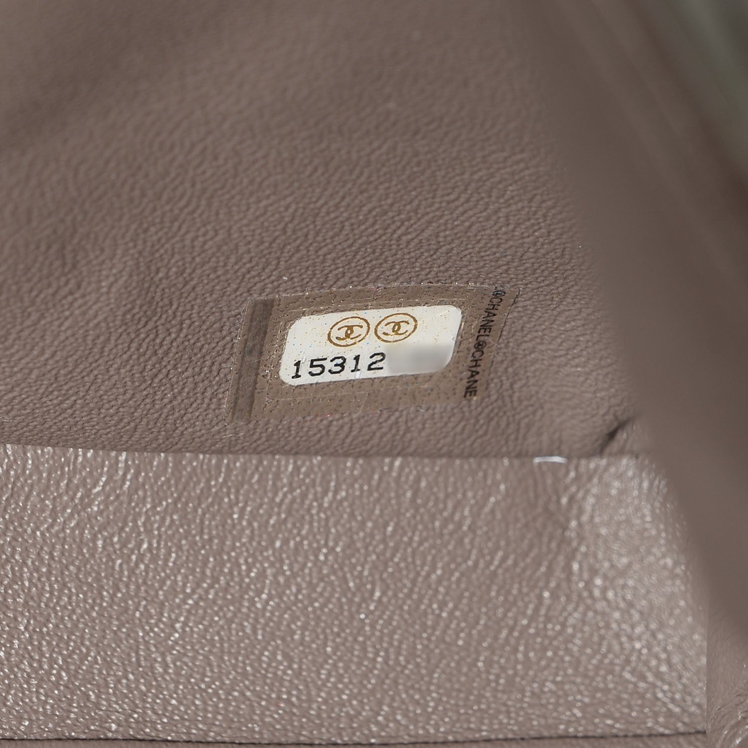 Chanel Patent Quilted Clutch with Chain Flap Grey 9 of 9