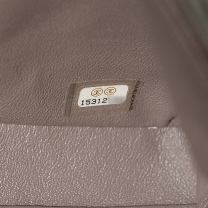 Chanel Patent Quilted Clutch with Chain Flap Grey 9 of 9