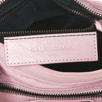 Balenciaga Agneau Classic Hardware Mini City Rose Poudre Rose Petunia 5 of 10