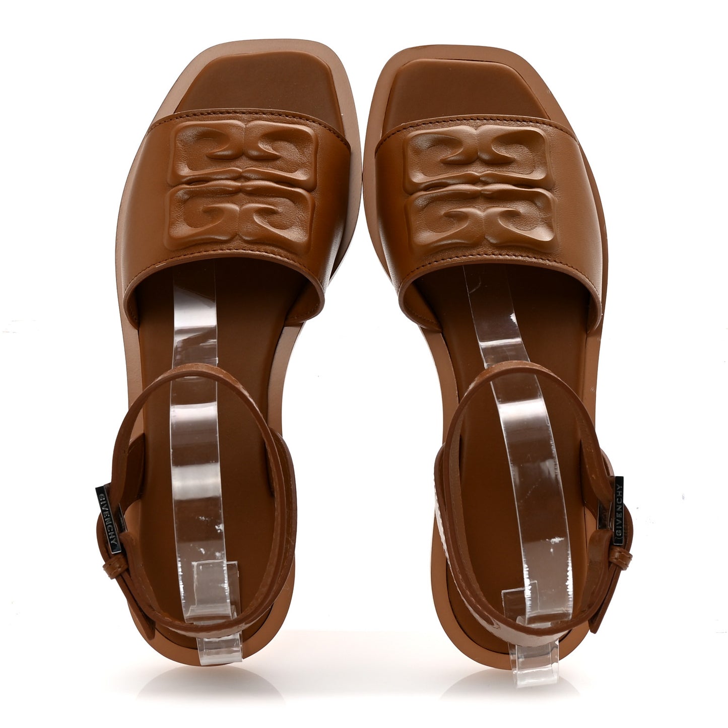 Lambskin 4G Liquid Flat Sandals 37.5 Soft Tan