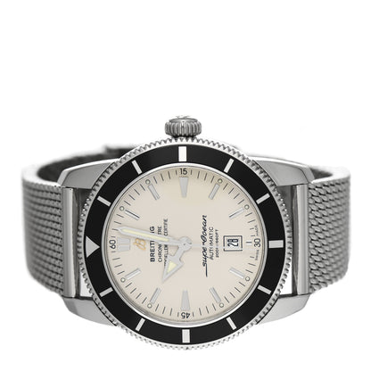 Breitling Stainless Steel 46mm Super Ocean Heritage Automatic Watch White A1732024 2 of 5