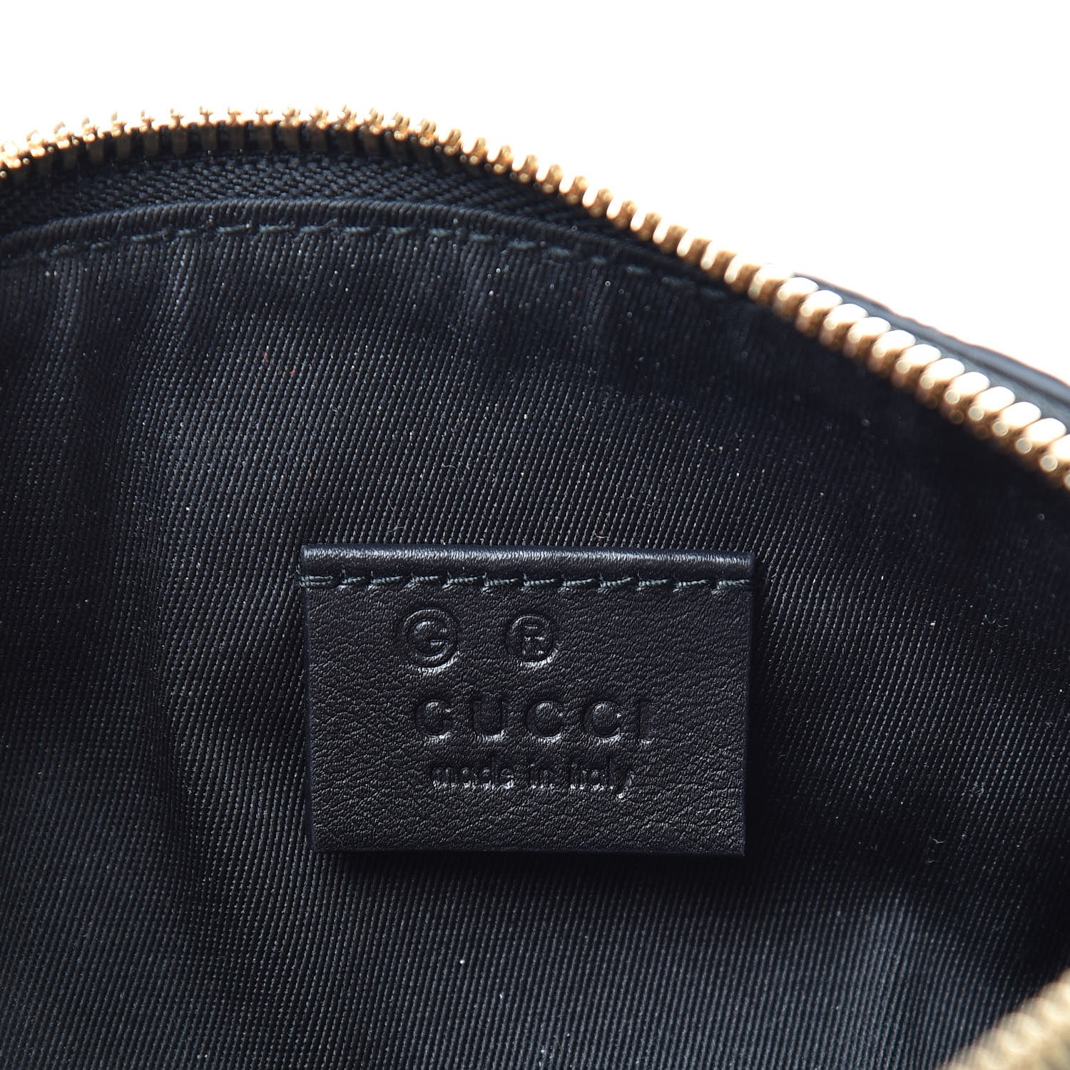 Gucci Guccissima Small Cosmetic Case Black 6 of 8