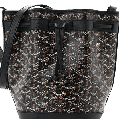 Goyard Goyardine Petit Flot Bucket Bag PM Black 7 of 10