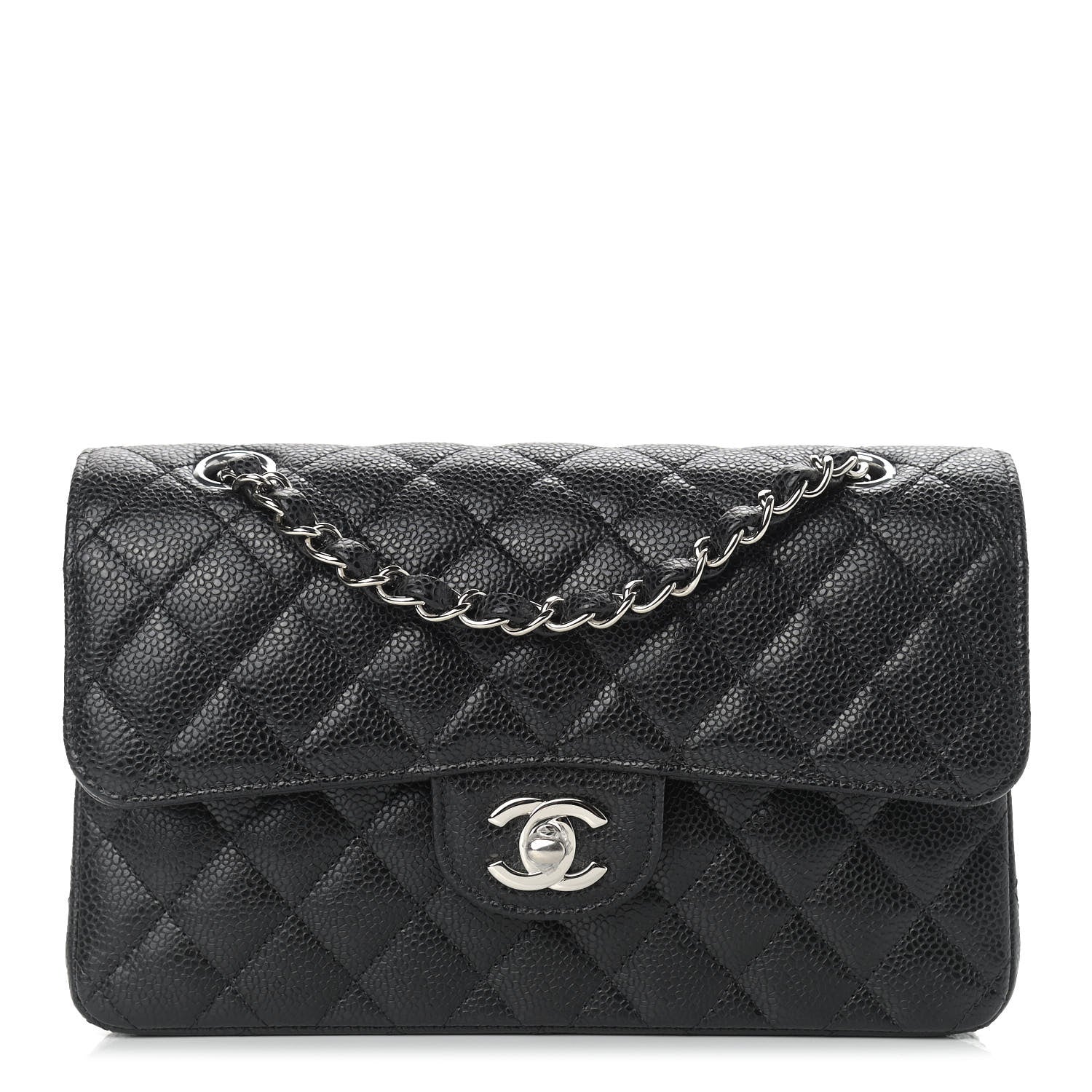 Chanel Caviar Quilted Small Double Flap Black 1 of 9