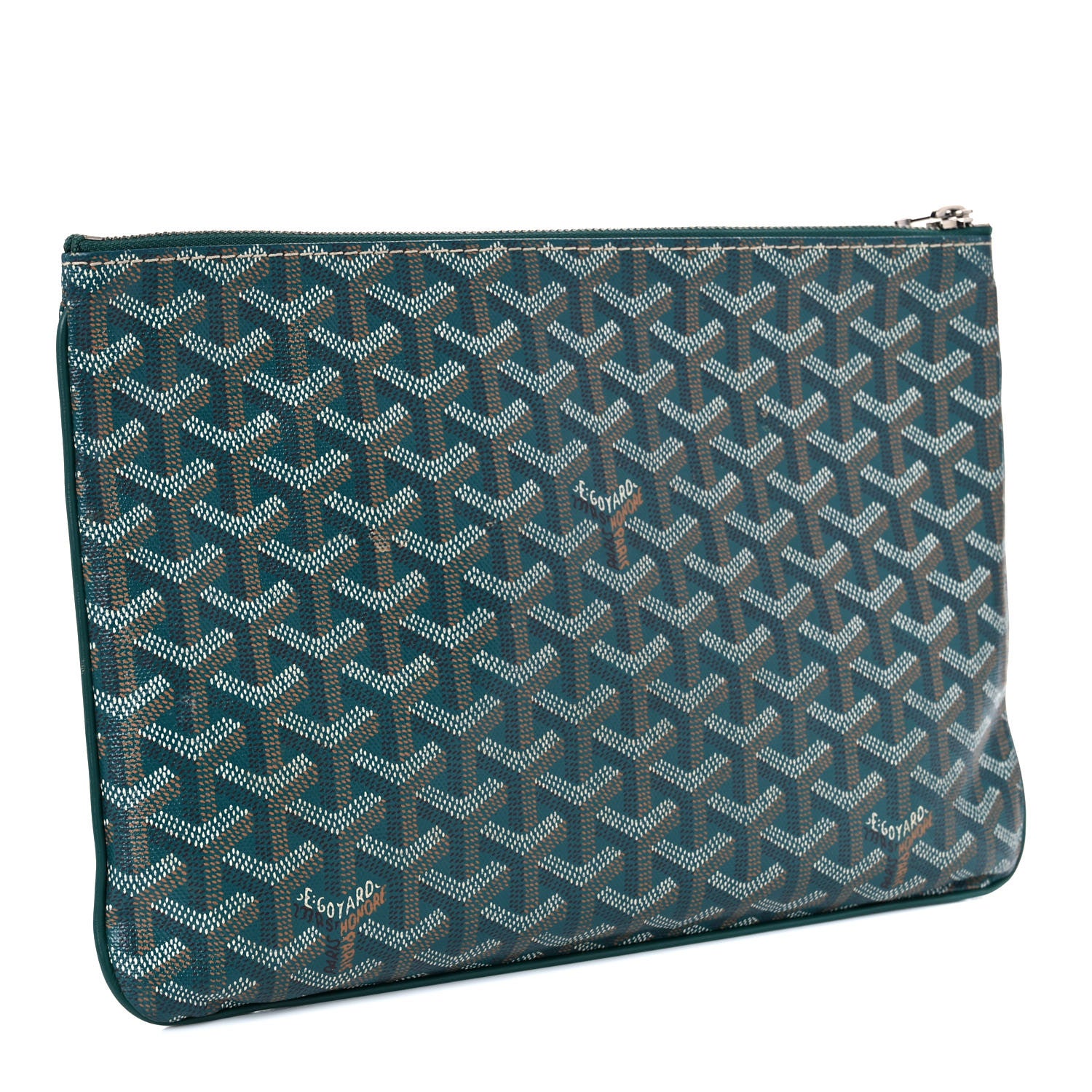 Goyard Goyardine Senat Pochette MM Green 3 of 13